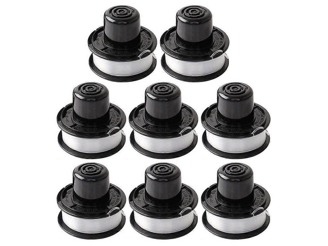 A1m 8 Piezas De Carretes Rs-136-bkp Carretes De Alambre De Repuesto Para Cortacésped Black V1e Decker