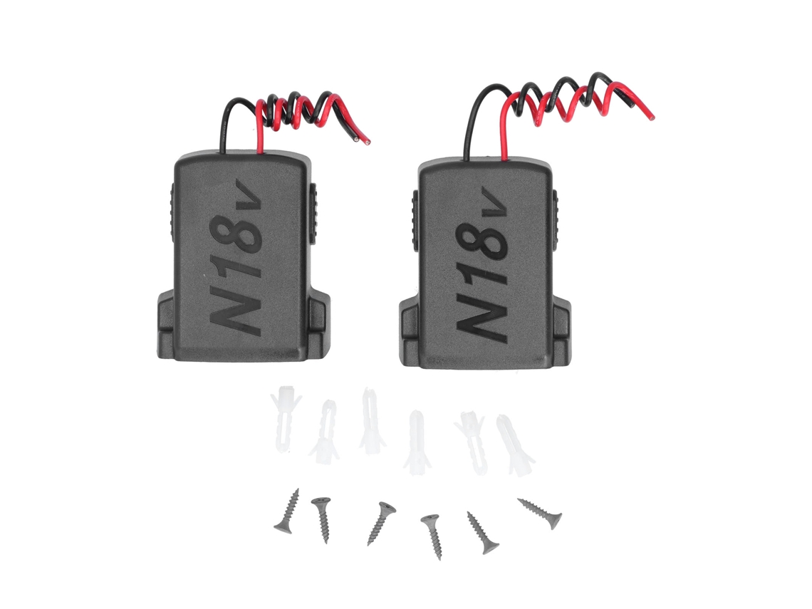 Adaptador De Batería Para Milwaukee M18 18v, Conector Convertidor De Fuente De Alimentación Abs Para Bricolaje
