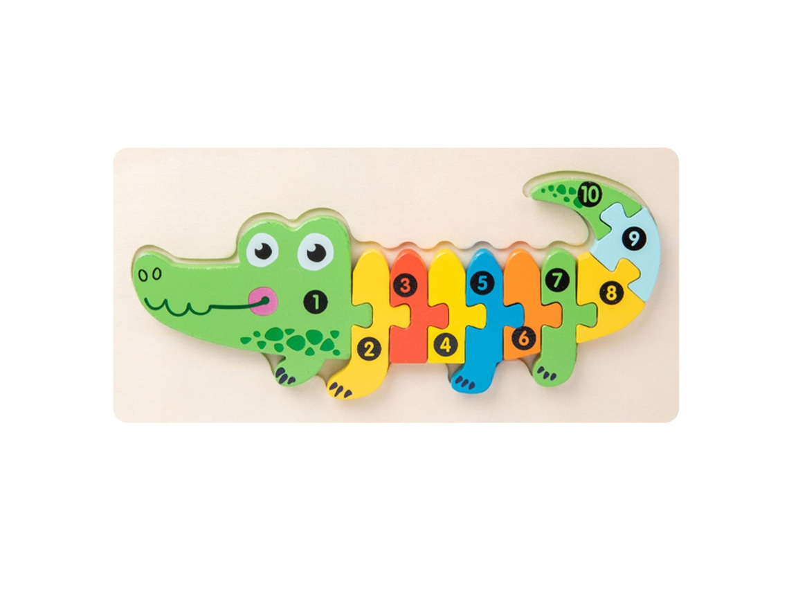 Ats-puzzle De Emparejamiento 3d De Madera: Juego Educativo E Interesante Para Fiesta En Casa Tipo 2