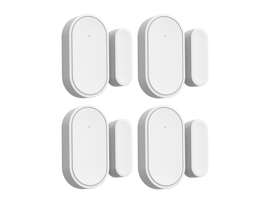 Alarma Antirrobo Inalámbrica Con Sensor Magnético De 433 Mhz Para Puertas Y Ventanas - Seguridad Para El Hogar - Fácil Instalación