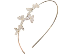 Serrage-tête Élégant En Alliage Et Strass Dorado Pour Mujer Style Accessoire Cabello Mariage Fête