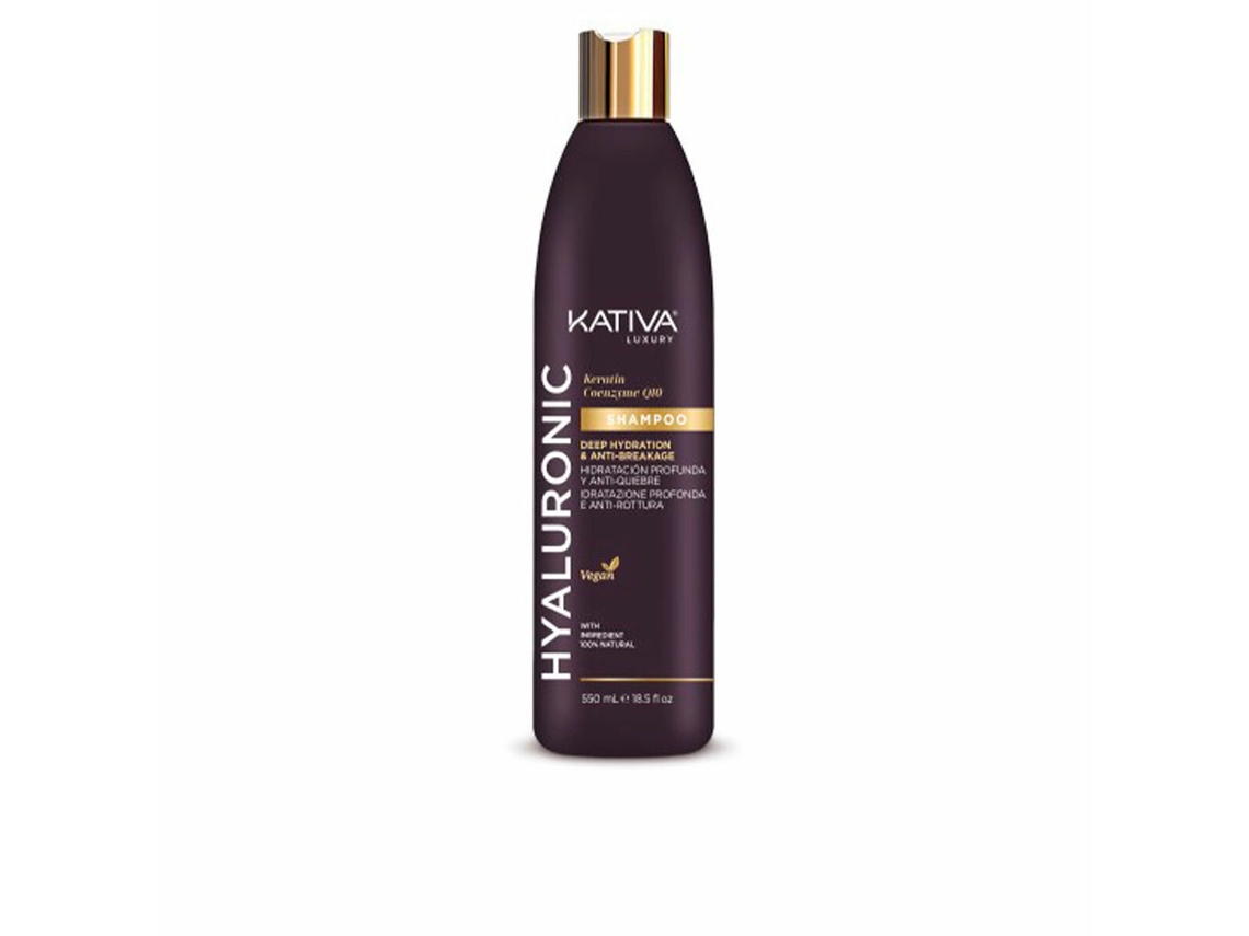 Champô Kativa Hyaluronic Coenzyme Q10 Queratina (550 ml)