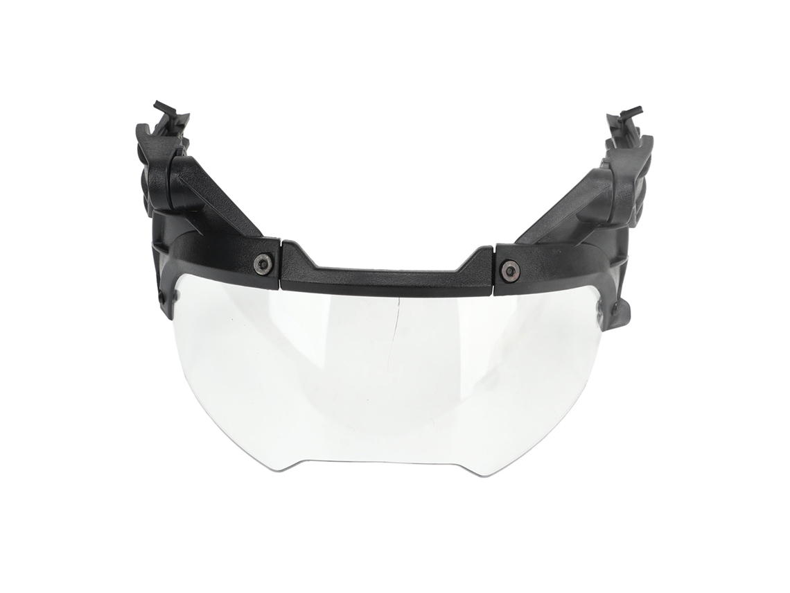 Ycnm-gafas Con Visera Ajustable Para Casco Con Lente Transparente Para Mich Pc, Caza Y Ciclismo.