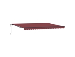 Maison Exclusive - Toldo Retráctil Automático Burdeos 500x300 Cm