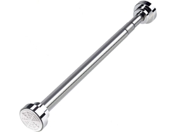 10 perchas de metal de 40 cm con tendedero de plástico para dormitorio, color azul