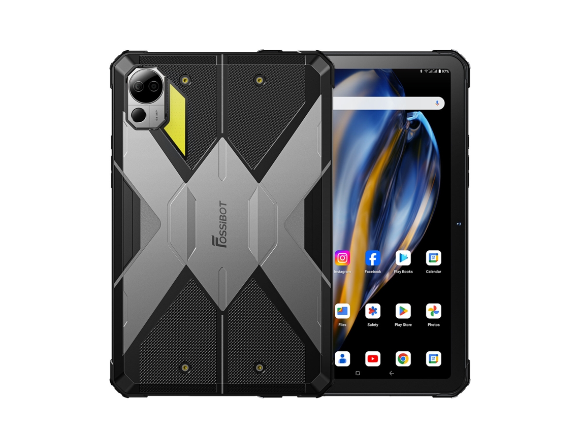 Gray-fossibot DT2 Mediatek Helio G99 Octa Core 12 GB de RAM + 8 GB de memoria virtual 256 GB de ROM 4 GB LTE 10,4 pulgadas 22000 mAh Batería