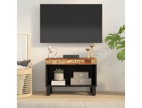 Mueble De Tv VIDAXL Multicolor Madera reciclada (60x33x43,5 cm )
