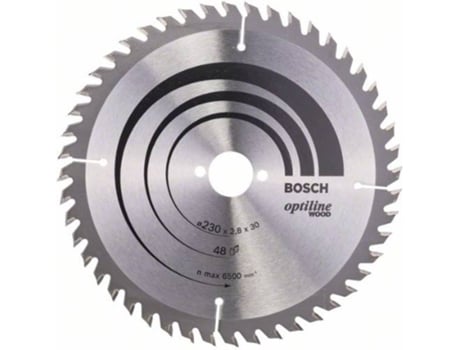 Disco de Sierra Circular BOSCH Optiline Madera 230x30x2.8 mm - 48