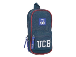 Estuche Mochila Benetton Azul Marino Chennnls