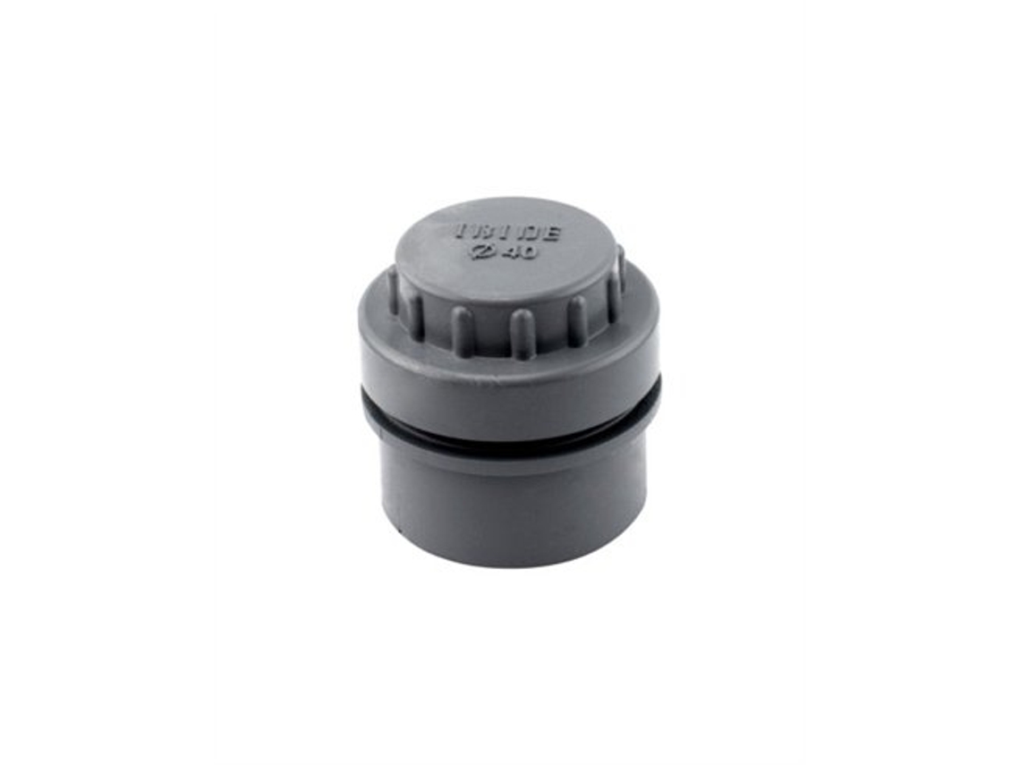 Tapón de drenaje roscado de PVC de 50 mm, Ibide