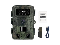 Cámara De Vigilancia De 20 Mp Y 1080p Con Visión Nocturna Ip66 Para Monitoreo Y Seguridad.