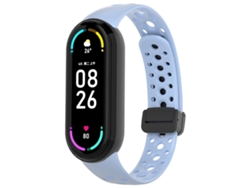 Correa para Xiaomi Smart Band 10/9/8 - Silicona - Cierre magnético negro
