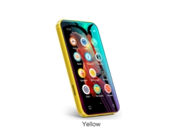MP3 YIZHOOD (64G)(Bluetooth, WiFi)Portátil HiFi 4.0 Pantalla Táctil Completa FM/Grabadora amarillo