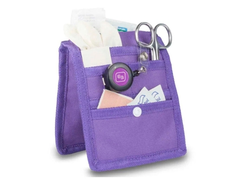 Bolso ORTOPRIME Bolsillo Enfermería Cierre Botón Piel Sintética Morado