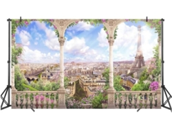Fondo Fotográfico Portátil De Estilo Europeo Para Fotos Grupales En Formato Horizontal, Ideal Para Fiestas Y Reuniones (210 X 150 Cm) - Tela B