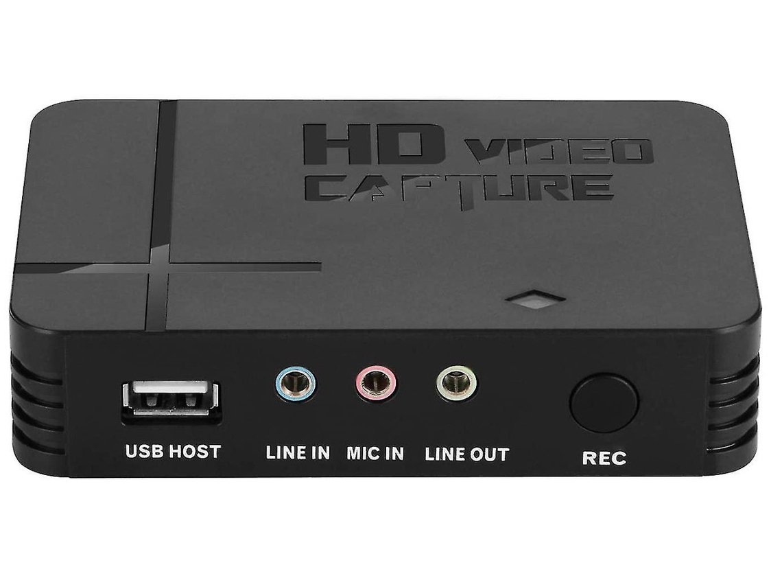 Capturadora de juegos HDMI 1080p YPbPr para Xbox 360 y One, PS3, PS4, Nintendo Switch, etc., grabación independiente, VG0020 Black Bestvite