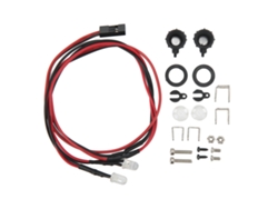 Faro Delantero Para Coche Rc Con Base Ajustable, Plástico Blanco, Bajo Consumo Energético, Accesorio General Para Modelos Rc.