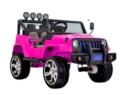 Jeep rosa 4x45w S2388, vehículo activo para paseos en coche