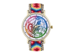 Reloj De Pulsera Unisex Zhoulianfa Con Correa De Alambre Trenzado Y Movimiento De Cuarzo De Moda.