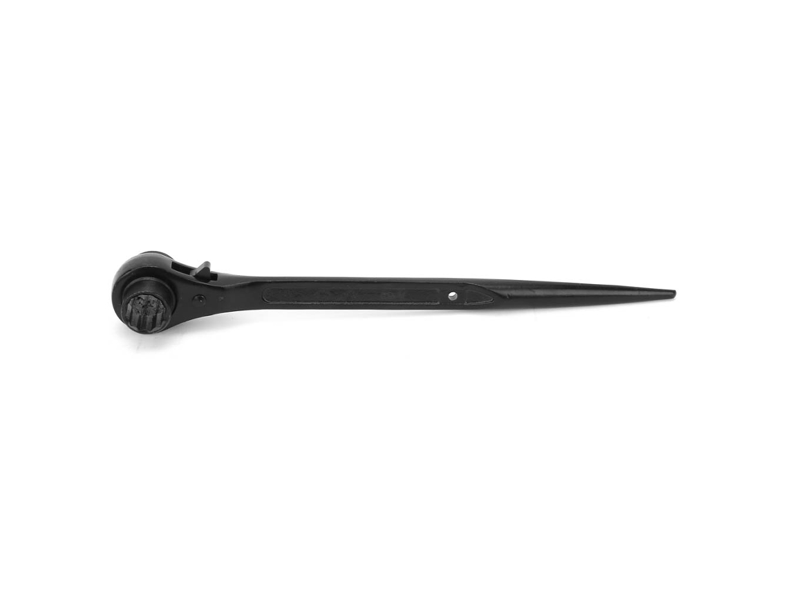 Destornillador De Carraca Con Punta Afilada, Vaso Plum Quick-fit, Doble Uso, 19*22 Mm, Acero Cromo-vanadio Negro.