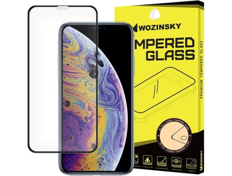 Protector Cristal Templado iPhone X«Xs Lmobile Full Cover Glue Negro