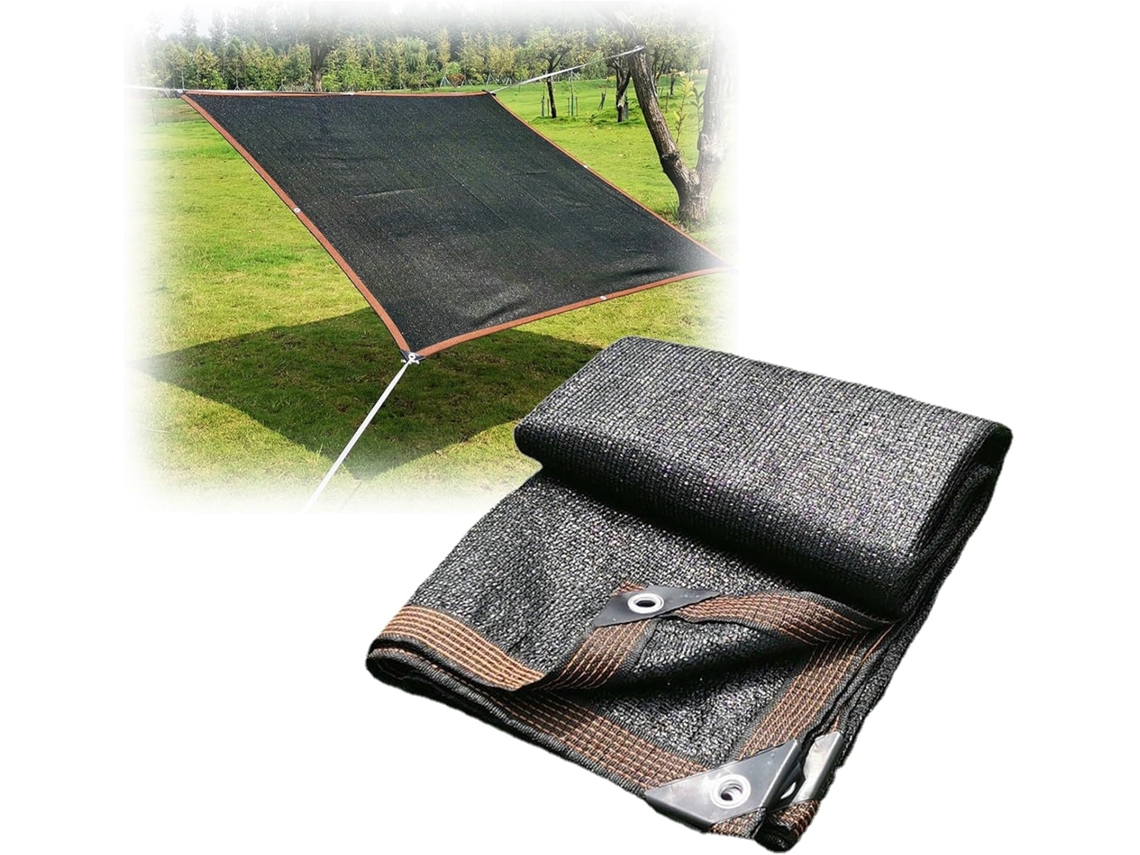 Malla Sombra, Hdpe, Resistente Al Viento, Protección Uv, Para Balcón, Jardín