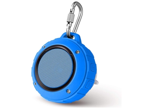 CHRONUS FSYX230213 Altavoz Bluetooth portátil, Altavoces de Ducha Impermeables IPX5 con estéreo HD, Azul