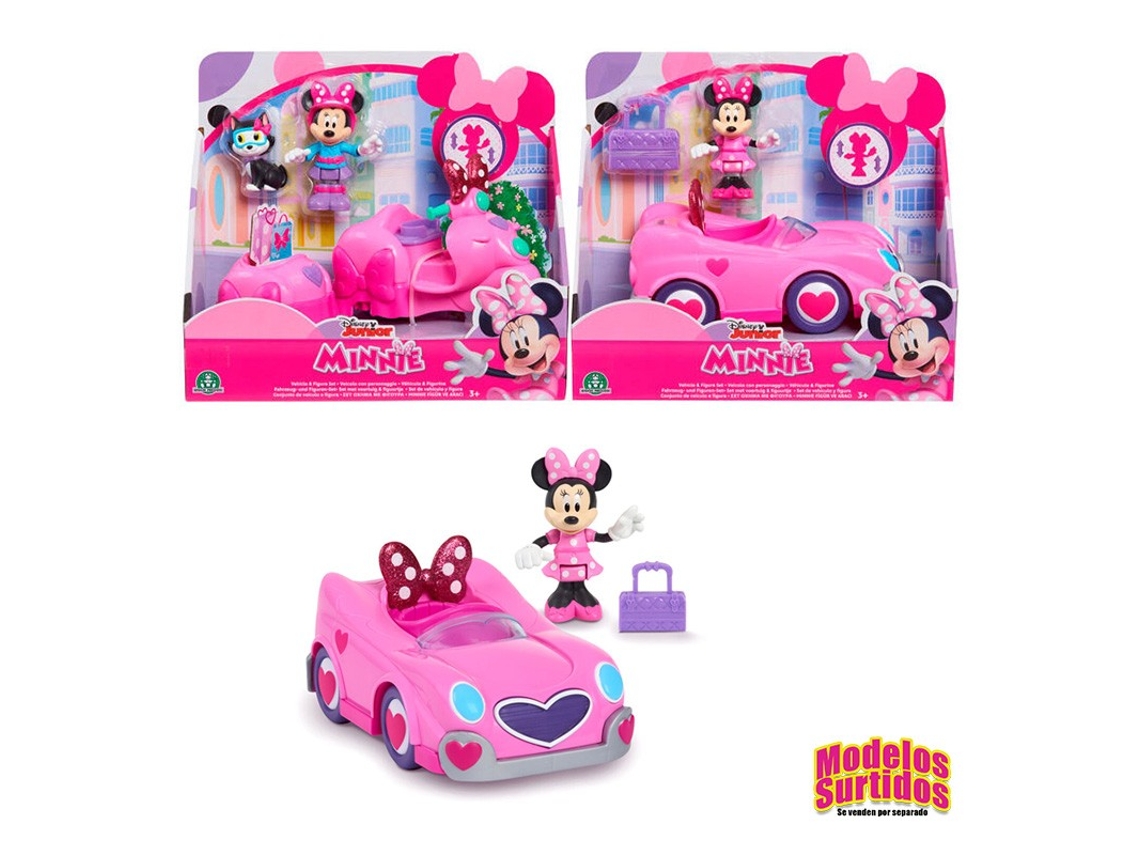 Disney Junior Minnie Mouse Vehicle & Figure Set Asst. Car & Motorbike