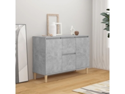 Lovely Home Aparador 103,5X35X70 Cm Contrachapado Gris Cemento