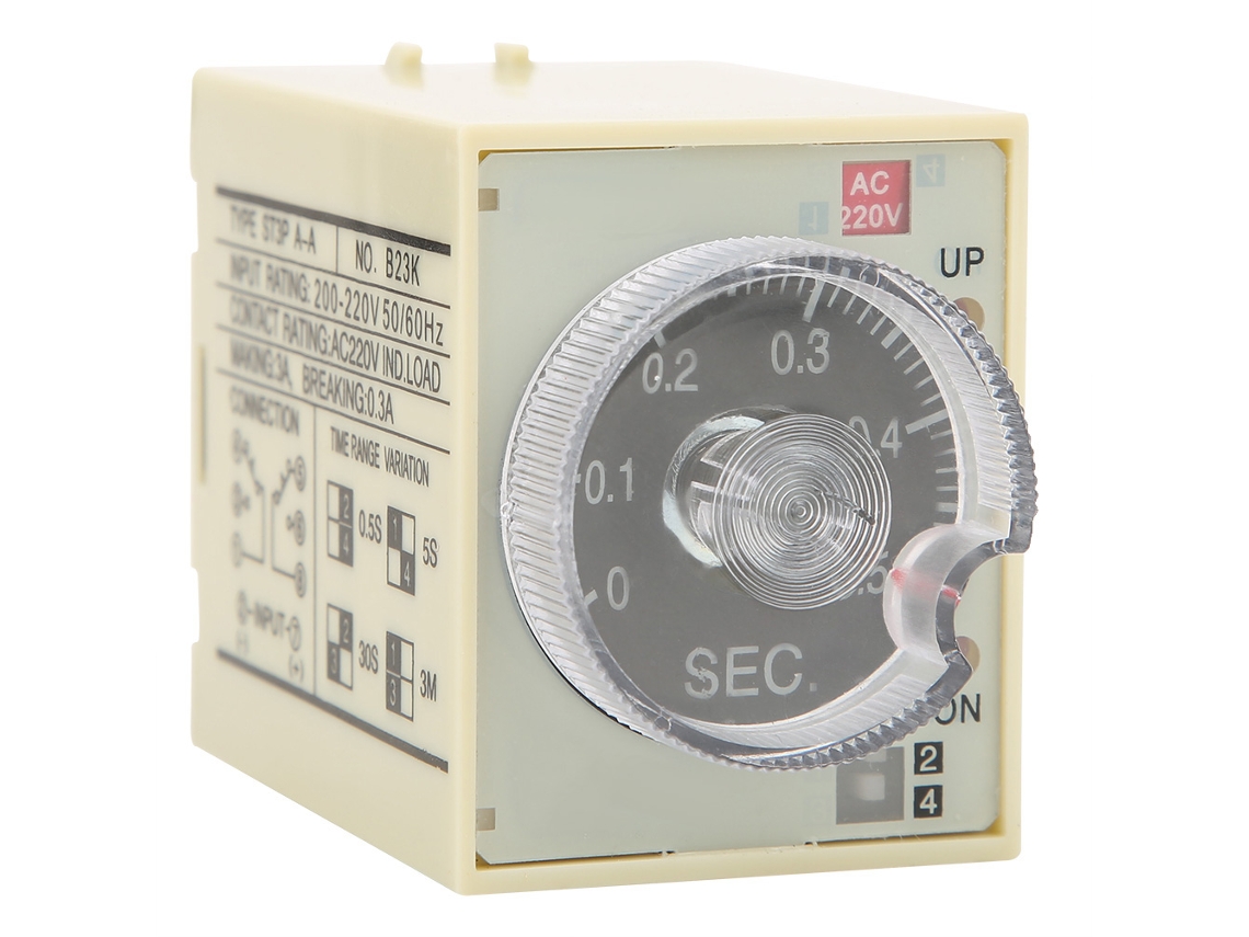 2026-relé De Tiempo Ajustable St3pa A Retardo Anti-interferencias Carcasa Pc Ac220v 50/60hz