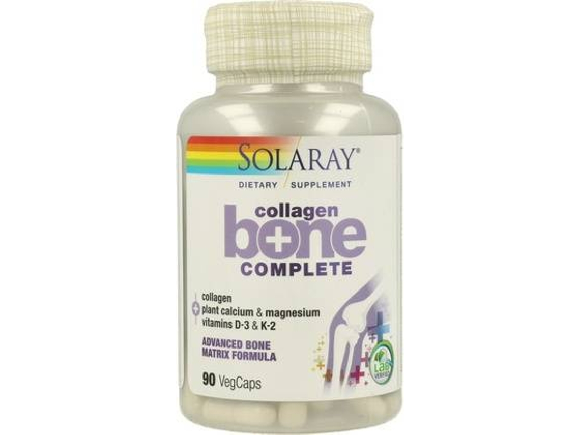 Complemento Alimentar SOLARAY Collagen Bone Complete (90 cápsulas vegetais)
