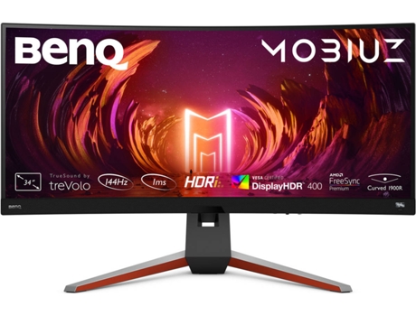 Monitor Gaming Curvo BENQ EX3415R (34'' - 1 ms - 144 Hz - FreeSync Premium)