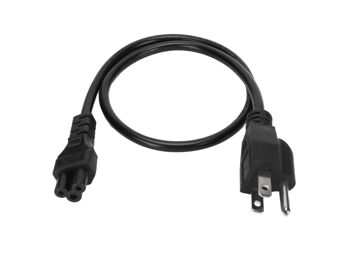 Cable De Alimentación De Portátil Nema 5‑15p A Iec320 C5 De 0,6 M Para Reemplazo De Adaptador De Ca