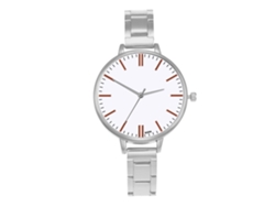 Reloj Analógico De Cuarzo Para Mujer Con Brazalete Clásico De Acero Plateado: El Regalo Perfecto.