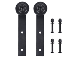 Polea De Rodillo De Acero Al Carbono Para Puerta Corredera, Accesorios Para Puertas De Granjas Avícolas, Us Farm Hardware, 2 Piezas.