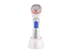 Yunzii - Instrumento de belleza ultrasónico 5 en 1, antiedad, antiarrugas y masajeador facial lifting (blanco)