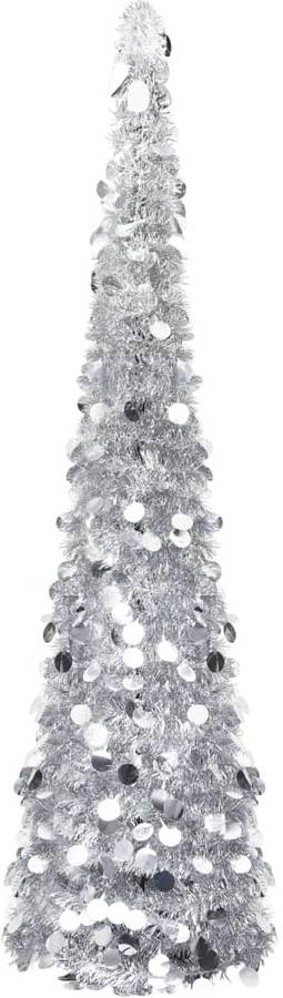Árbol de Navidad VIDAXL Pop-up (PET - Plateado - 150 cm)