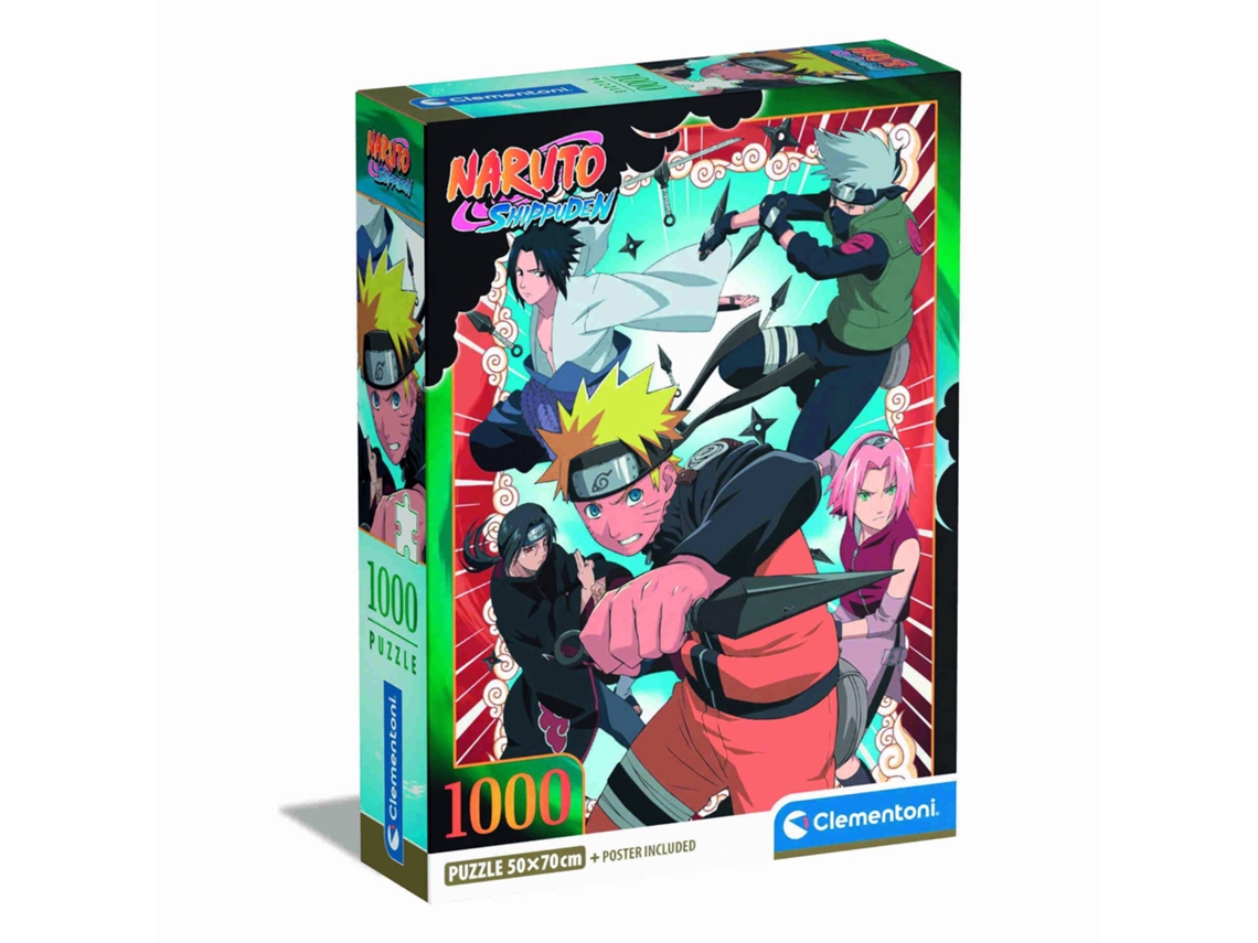 Rompecabezas 1000 Piezas CLEMENTONI Naruto Shippuden