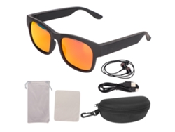 Gafas Inteligentes Con Bluetooth 5.0 Y Cancelación De Ruido Para Ciclismo, Pesca Y Deslumbrante Dorado