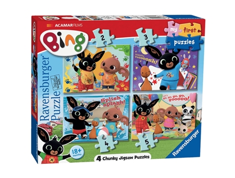 Ravensburger Bing Caja de 4 Puzles