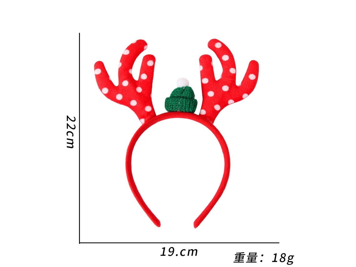 Diadema navideña con cuernos, tiara navideña brillante, accesorio ideal para fiestas, cosplay y uso diario Aeuzwr (Estilo 45)