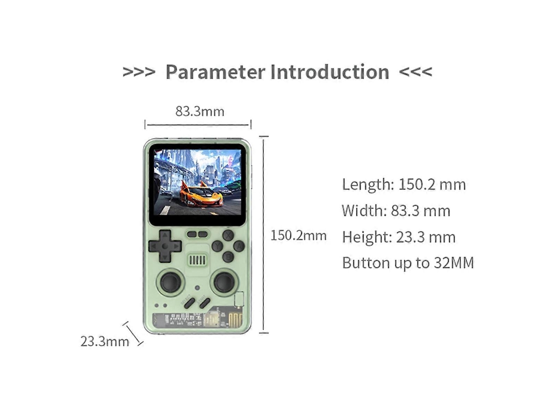 Consola De Juegos Portátil Retro Rgb20pro De 64 Gb, Pantalla Ips De 3,2 Pulgadas, Wifi Y Bluetooth Integrados Para Gb///psp S