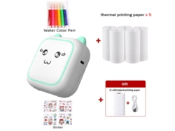 Mini Impresora Térmica Portátil Sin Tinta Impresora Inalámbrica Portátil M5-1 Gertiz