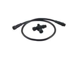 Cable Impermeable M12 A Base De 5 Pines Con Conector En T Nmea 2000 (5 M)