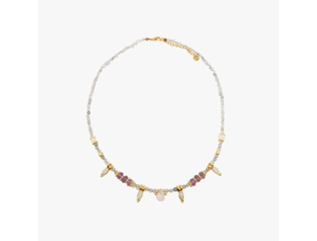 collar de amatista y labradorita ALYSTA GINANDGER
