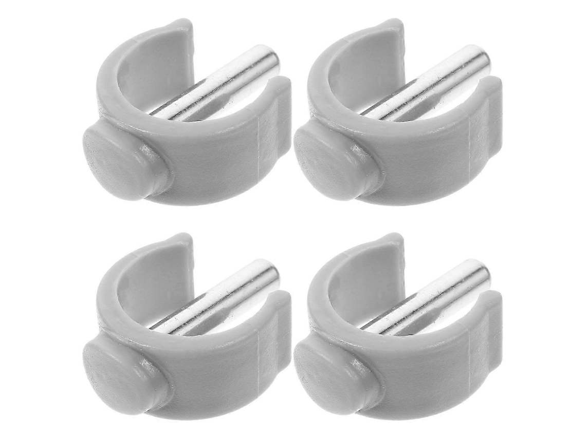 Clips en forma de C para andador plegable, 4 unidades, hebillas de sujeción en forma de C para bastón, muleta y vara de caminar