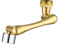 Aireador para grifo de baño con rotación de 1080+360 grados y filtro antisalpicaduras.