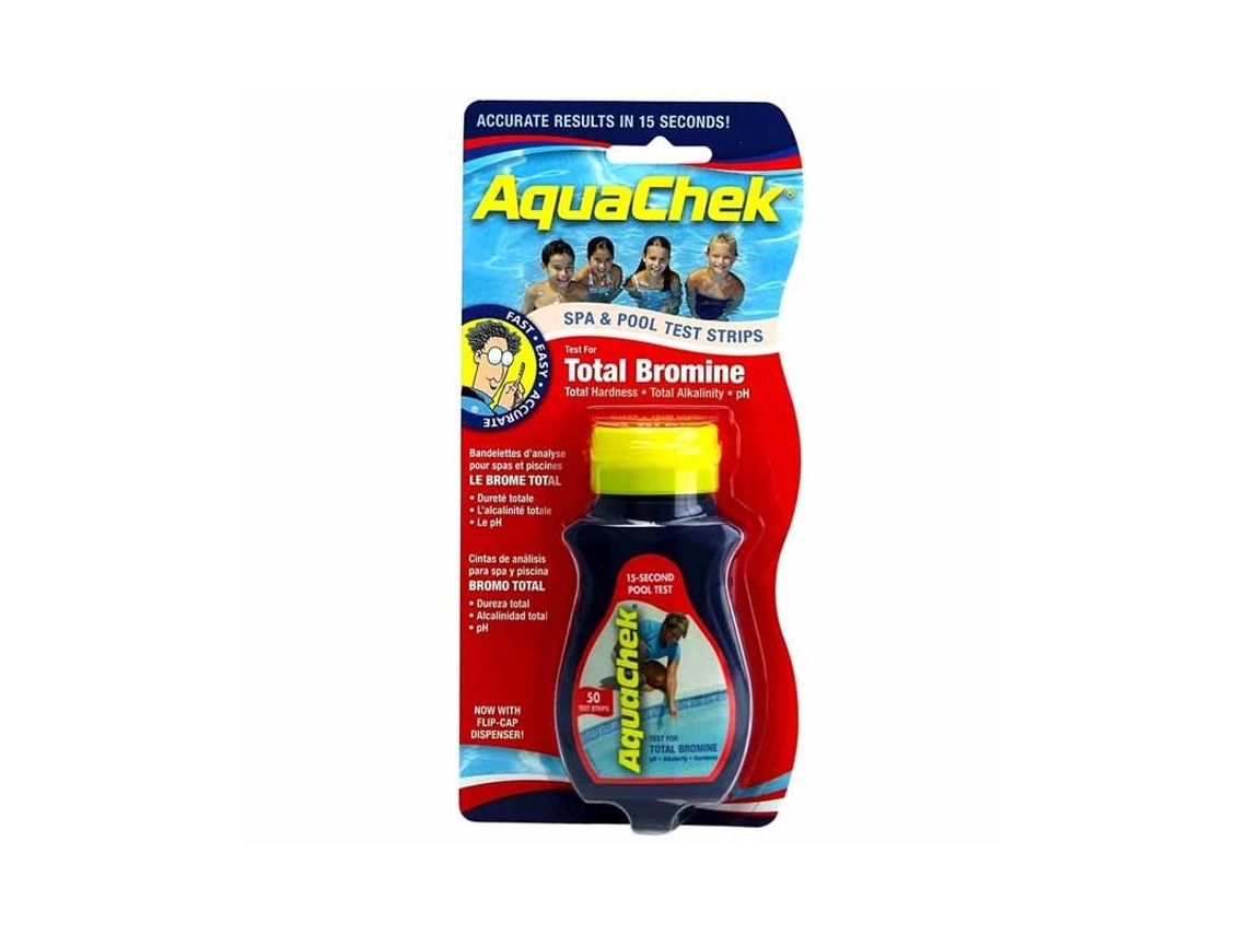 Aquachek Rojo 50 Tiras Analíticas Bromo para Piscina ASTRALPOOL