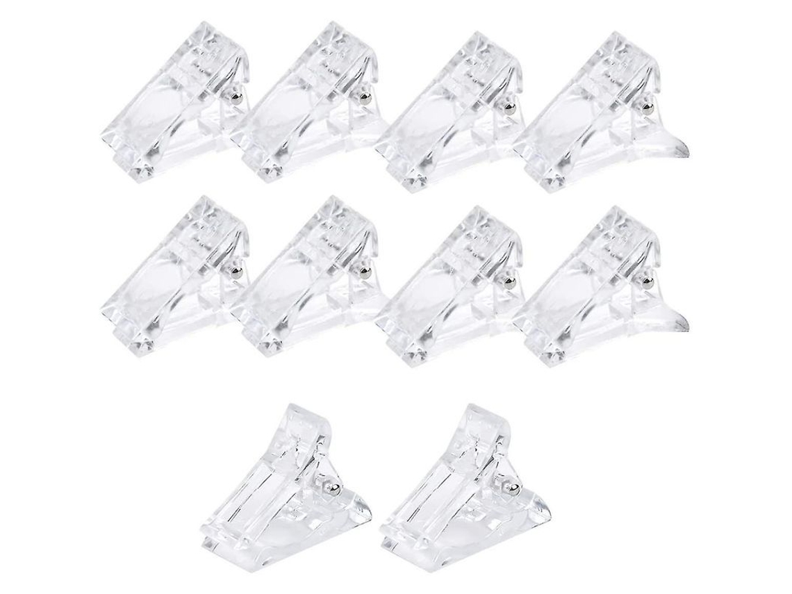 Kit De Clips Para Uñas De Polygel, 10 Piezas, Clips Acrílicos Para Uñas De Uso Diario Y Reutilizables.