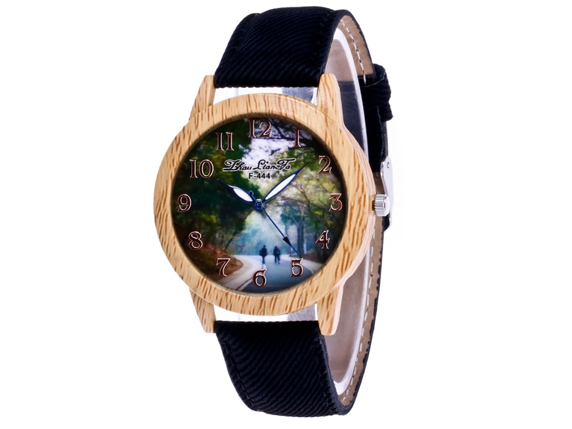 Elegante Reloj De Pulsera Unisex De Cuarzo En Negro, Blanco, Amarillo, Verde, Azul, Rosa, Marrón Claro Y Marrón Oscuro.